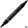 Felt-tip pens Faber-Castell Albrecht Durer Black (4 Pieces) by Faber-Castell, Fineliners - Ref: S8421944, Price: 12,28 €, Dis...