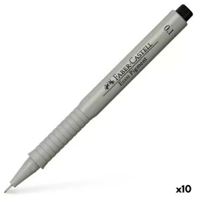 Rotuladores Faber-Castell Ecco Pigment 0,1 mm Negro (10 Unidades) de Faber-Castell, Rotuladores de punta fina - Ref: S8421947...