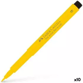 Felt-tip pens Faber-Castell Pitt Artist Cadmium Yellow (10 Units) by Faber-Castell, Fineliners - Ref: S8421963, Price: 20,11 ...