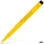 Rotuladores Faber-Castell Pitt Artist Cadmium Amarelo (10 Unidades) de Faber-Castell, Marcadores de ponta fina - Ref: S842196...