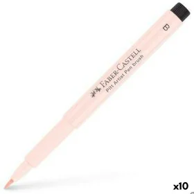 Felt-tip pens Faber-Castell Pitt Artist Light Pink (10 Units) by Faber-Castell, Fineliners - Ref: S8421965, Price: 17,93 €, D...