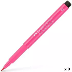 Pennarelli Faber-Castell Pitt Artist Rosa chiaro (10 Unità) di Faber-Castell, Penne a punta porosa - Rif: S8421969, Prezzo: 2...