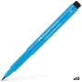 Rotuladores Faber-Castell Pitt Artist Enamel Azul (10 Unidades) de Faber-Castell, Rotuladores de punta fina - Ref: S8421974, ...