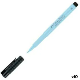 Feutres Faber-Castell Pitt Artist Bleu (10 Unités) de Faber-Castell, Stylos feutre - Réf : S8421975, Prix : 18,09 €, Remise : %