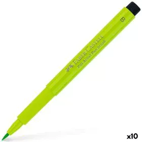 Feutres Faber-Castell Pitt Artist Vert clair (10 Unités) de Faber-Castell, Stylos feutre - Réf : S8421978, Prix : 20,11 €, Re...