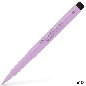 Felt-tip pens Faber-Castell Pitt Artist Lilac (10 Units) by Faber-Castell, Fineliners - Ref: S8421987, Price: 17,93 €, Discou...