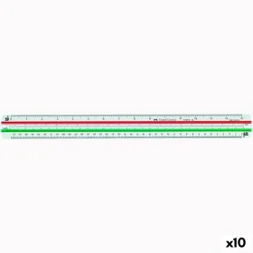 Scalimetro Faber-Castell Triangolare Bianco 30 cm (10 Unità) di Faber-Castell, Righelli - Rif: S8422004, Prezzo: 87,58 €, Sco...