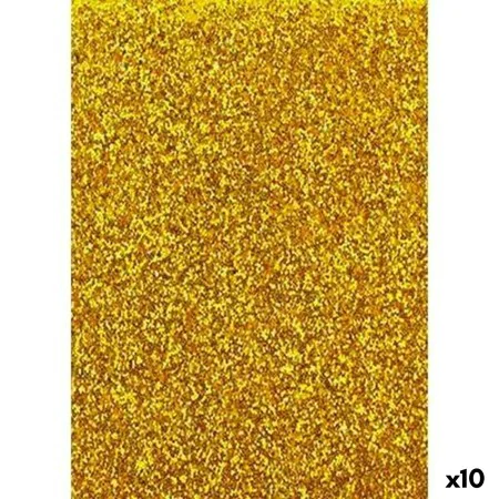 Carta Fama Glitter Gomma Eva Dorato 50 x 70 cm (10 Unità) di Fama, Cartoncino colorato - Rif: S8422030, Prezzo: 23,09 €, Scon...