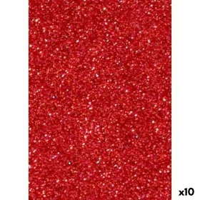 Moosgummi Fama Rot 50 x 70 cm Glitzernd (10 Stück) von Fama, Tonpapier - Ref: S8422032, Preis: 22,12 €, Rabatt: %