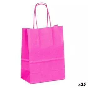 Bolsas Fama Papel Magenta Con asas 15 x 8 x 21 cm 25 Unidades de Fama, Cajas y bolsas de regalo - Ref: S8422038, Precio: 7,26...