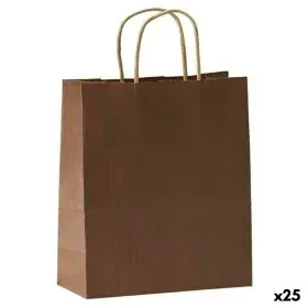 Bags Fama Dark brown With handles 31 x 11 x 42 cm (25 Units) by Fama, Gift boxes and bags - Ref: S8422056, Price: 10,24 €, Di...