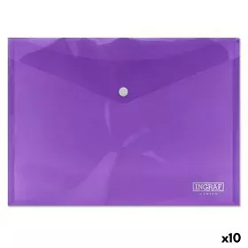 Document Holder Ingraf Plastic Lilac Clasp A4 (10Units) by Ingraf, Sheet Protectors - Ref: S8422084, Price: 6,00 €, Discount: %