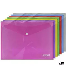 Portadocumenti Ingraf Plastica Multicolore Spilla A4 (10 Unità) di Ingraf, Proteggifogli - Rif: S8422086, Prezzo: 6,00 €, Sco...