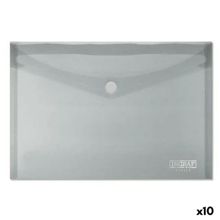 Document Holder Ingraf Plastic Transparent Clasp A5 (10Units) by Ingraf, Sheet Protectors - Ref: S8422087, Price: 5,59 €, Dis...