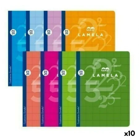 Notebook Lamela Multicolour Quarto (10 Units) by Lamela, Exercise notebooks - Ref: S8422101, Price: 20,45 €, Discount: %