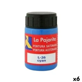 Têmpera La Pajarita Cyan L-26 6 Peças Escolar Acetinado Azul de La Pajarita, Tintas - Ref: S8422176, Preço: 12,22 €, Desconto: %