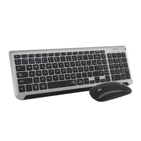 Tastatur mit Maus Subblim SUBKBC-DCEP20 Schwarz Grau Qwerty Spanisch QWERTY von Subblim, Tastatur-Maus-Sets - Ref: M0312834, ...