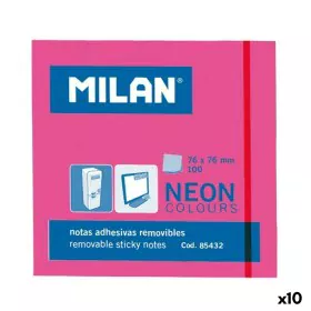 Sticky Notes Milan Pink 76 x 76 mm (10 Units) by Milan, Self-Stick Notes - Ref: S8422233, Price: 6,20 €, Discount: %