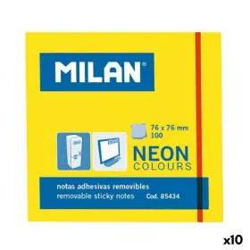 Note Adesive Milan Giallo 76 x 76 mm (10 Unità) di Milan, Blocchetti memo adesivi - Rif: S8422235, Prezzo: 6,20 €, Sconto: %