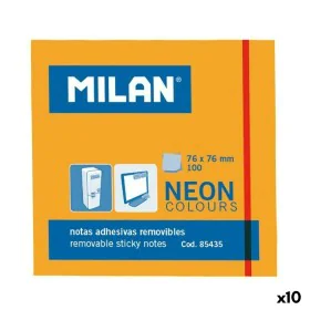 Sticky Notes Milan Orange 76 x 76 mm (10 Units) by Milan, Self-Stick Notes - Ref: S8422236, Price: 6,88 €, Discount: %