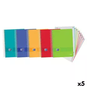 Set of exercise books Oxford Multicolour A4 (5 Units) by Oxford, Wirebound Notebooks - Ref: S8422275, Price: 46,29 €, Discoun...