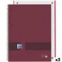 Notebook Oxford European Book Write&Erase Burgundy A4 (5 Units) by Oxford, Wirebound Notebooks - Ref: S8422281, Price: 23,72 ...