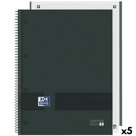 Caderno Oxford European Book Write&Erase Preto A4 (5 Unidades) de Oxford, Cadernos de argolas - Ref: S8422282, Preço: 23,72 €...