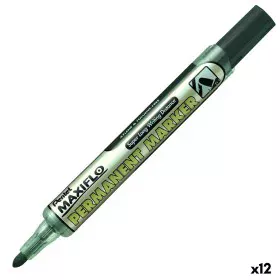 Rotulador permanente Pentel Maxiflo NLF50 Negro (12 Unidades) de Pentel, Rotuladores permanentes - Ref: S8422309, Precio: 24,...