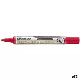 Rotulador permanente Pentel NLF50 Rojo 12 Piezas (12 Unidades) de Pentel, Rotuladores permanentes - Ref: S8422310, Precio: 24...