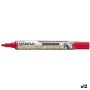 Marcatore permanente Pentel NLF50 Rosso 12 Pezzi (12 Unità) di Pentel, Pennarelli indelebili e marcatori - Rif: S8422310, Pre...