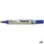 Marqueur permanent Pentel Maxiflo NLF50 Bleu 12 Pièces (12 Unités) de Pentel, Marqueurs indélébiles & Stylos-marqueurs - Réf ...