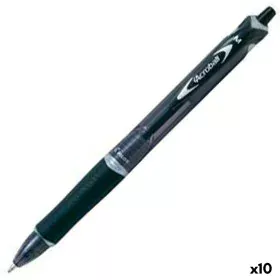 Crayon Pilot Acroball Noir 0,4 mm (10 Unités) de Pilot, Stylos à bille rétractable - Réf : S8422316, Prix : 16,09 €, Remise : %