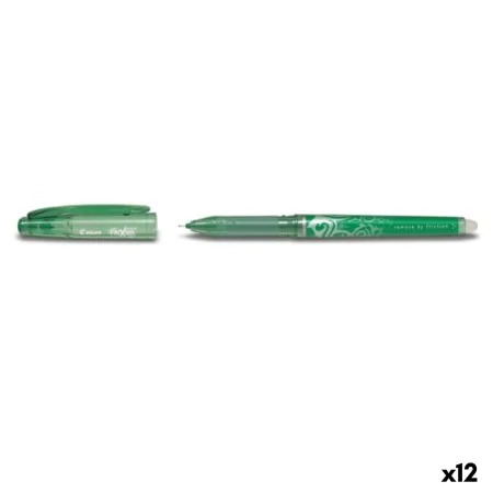 Liquid ink pen Pilot Friction Green (12 Units) by Pilot, Liquid Ink Rollerball Pens - Ref: S8422330, Price: 25,19 €, Discount: %