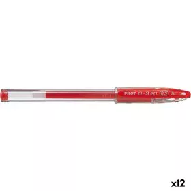 Esferográfica de gel Pilot G-3 Grip Vermelho 0,5 mm (12 Unidades) de Pilot, Canetas com tinta de gel - Ref: S8422355, Preço: ...