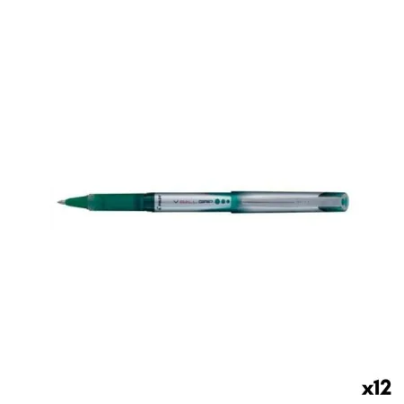 Bolígrafo Roller Pilot V Ball Grip Verde 0,5 mm (12 Unidades) de Pilot, Bolígrafos de tinta líquida - Ref: S8422383, Precio: ...