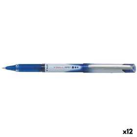 Crayon Roller Pilot V-Ball Grip 0,7 mm Bleu (12 Unités) de Pilot, Stylos à bille à encre liquide - Réf : S8422384, Prix : 21,...