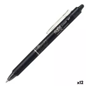 Bolígrafo Pilot Frixion Clicker Tinta borrable Negro 0,4 mm 12 Unidades de Pilot, Bolígrafos de bola retráctiles - Ref: S8422...