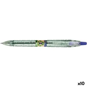 Pen Pilot Ecoball Recycled plastic Blue 1 mm (10 Units) by Pilot, Retractable Ballpoint Pens - Ref: S8422403, Price: 10,47 €,...