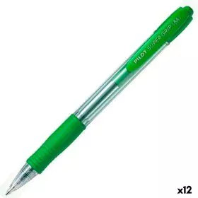 Crayon Pilot Supergrip Vert 0,4 mm (12 Unités) de Pilot, Stylos à bille rétractable - Réf : S8422414, Prix : 16,99 €, Remise : %