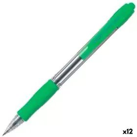 Crayon Pilot Supergrip Vert clair 0,4 mm (12 Unités) de Pilot, Stylos à bille rétractable - Réf : S8422418, Prix : 14,90 €, R...