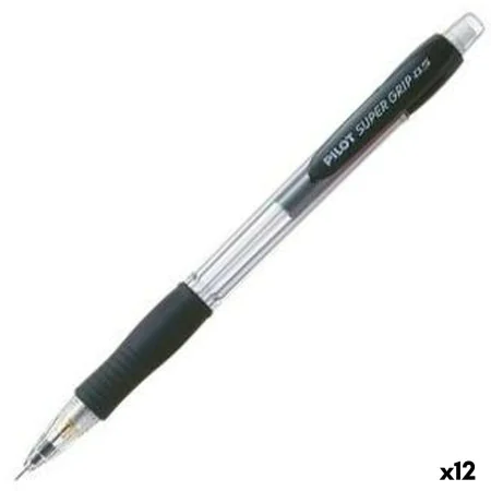 Portemines Pilot Super Grip Noir 0,5 mm (12 Unités) de Pilot, Porte-mines - Réf : S8422454, Prix : 17,69 €, Remise : %