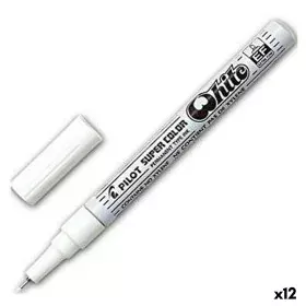 Permanent marker Pilot White (12 Units) by Pilot, Permanent Markers & Marker Pens - Ref: S8422477, Price: 30,81 €, Discount: %