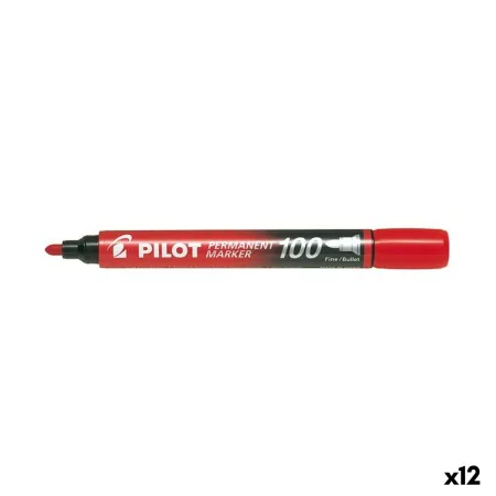 Rotulador permanente Pilot SCA-100 Vermelho (12 Unidades) de Pilot, Marcadores permanentes - Ref: S8422481, Preço: 11,17 €, D...