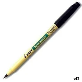 Marker pen/felt-tip pen Pilot Permawash Black (12 Units) by Pilot, Fineliners - Ref: S8422496, Price: 18,62 €, Discount: %