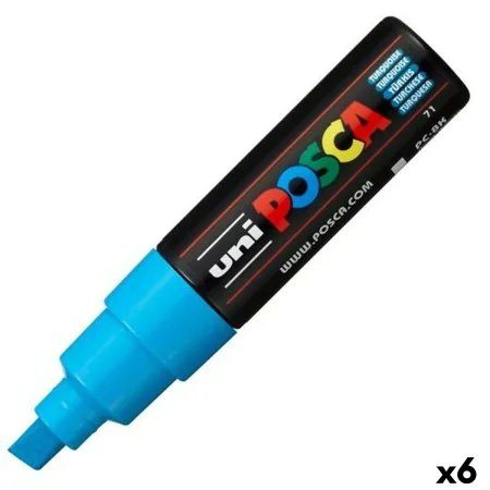 Pennarello POSCA PC-8K Turchese (6 Unità) di POSCA, Penne a punta porosa - Rif: S8422535, Prezzo: 29,56 €, Sconto: %