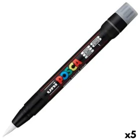 Pennarelli POSCA PCF-350 Bianco (5 Unità) di POSCA, Penne a punta porosa - Rif: S8422544, Prezzo: 29,49 €, Sconto: %