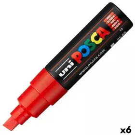 Rotulador POSCA PC-8K Rojo (6 Unidades) de POSCA, Rotuladores de punta fina - Ref: S8422558, Precio: 29,56 €, Descuento: %