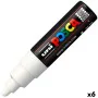 Feutres POSCA PC-7M Blanc (6 Unités) de POSCA, Marqueurs indélébiles & Stylos-marqueurs - Réf : S8422564, Prix : 29,56 €, Rem...