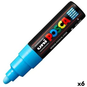 Marqueur POSCA PC-7M Bleu clair (6 Unités) de POSCA, Stylos feutre - Réf : S8422570, Prix : 29,56 €, Remise : %