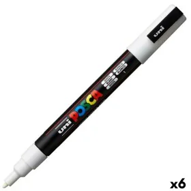 Marcador POSCA PC-3M Branco (6 Unidades) de POSCA, Materiais de desenho - Ref: S8422579, Preço: 19,71 €, Desconto: %